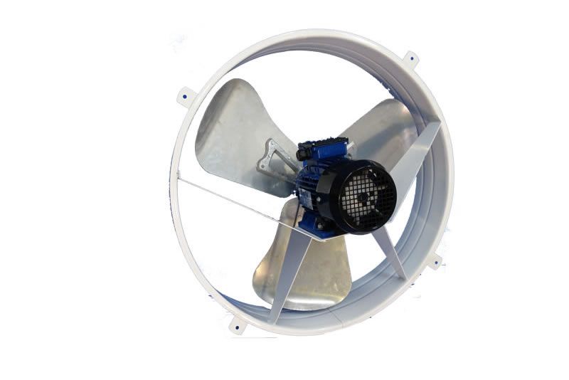 Extractor industrial para pared